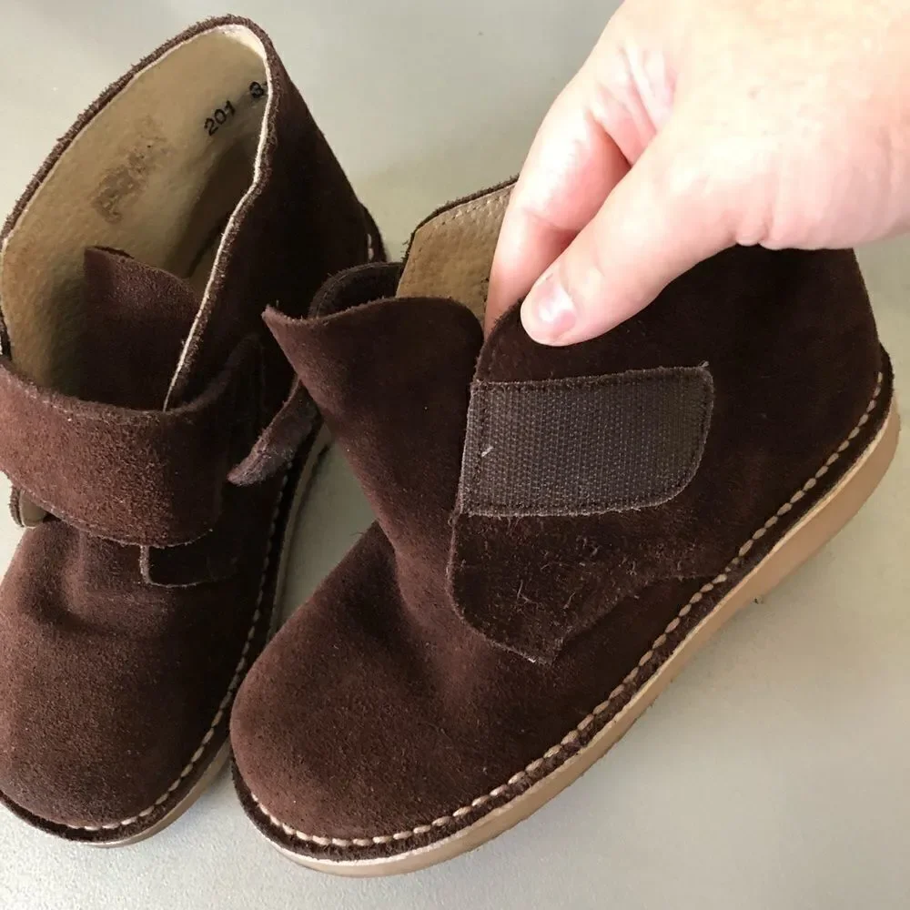 Unit Shoes‎ Brown Suede Booties